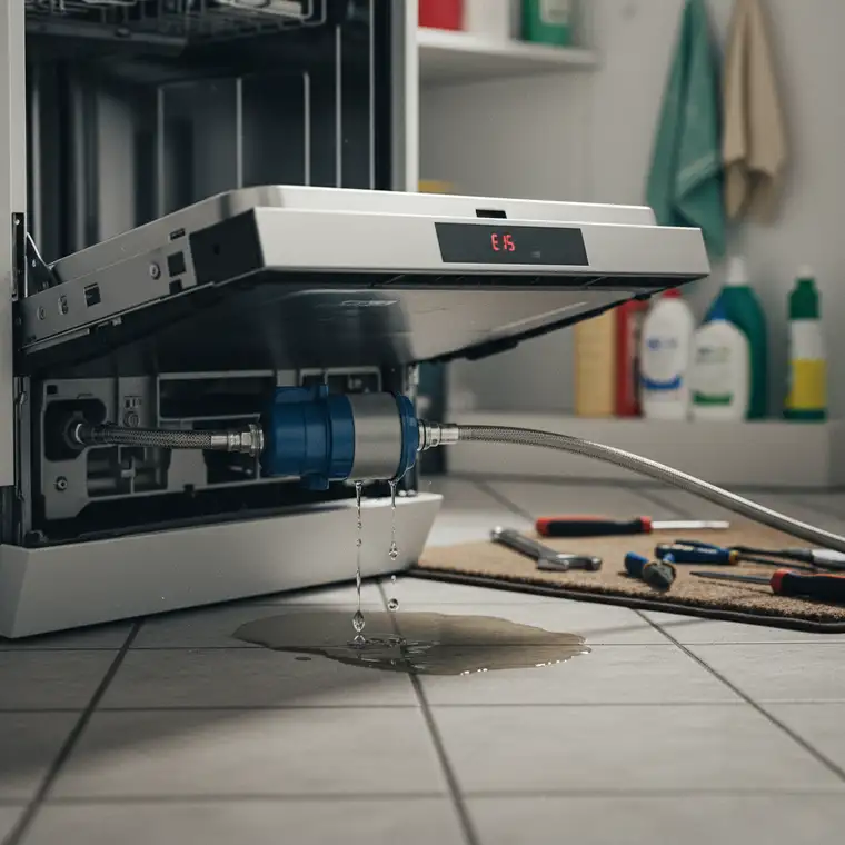 Jak skutecznie naprawić błąd E15 w zmywarce Bosch w bloku