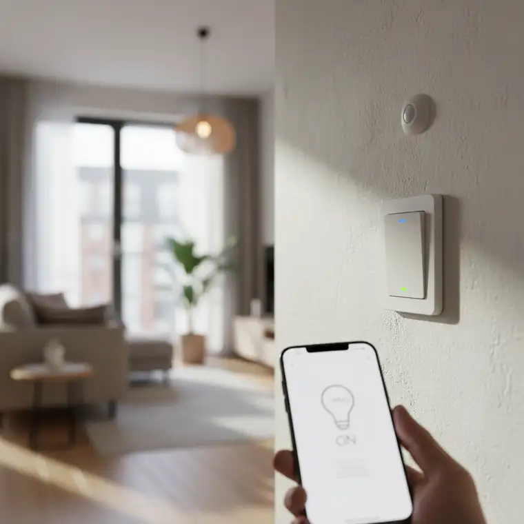 Inteligentny włącznik światła Wi-Fi w Twoim bloku