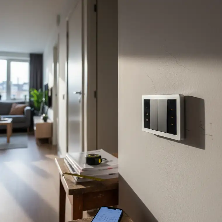 Jak wybrać inteligentny włącznik światła do małego mieszkania z cienkimi ścianami