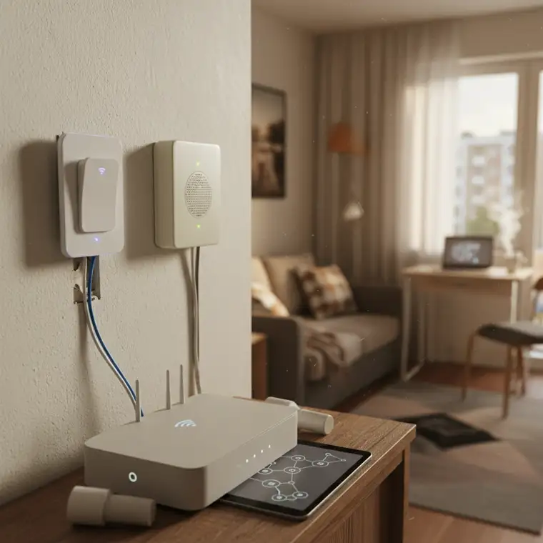 Inteligentny włącznik światła Wi-Fi czy Zigbee w małym mieszkaniu