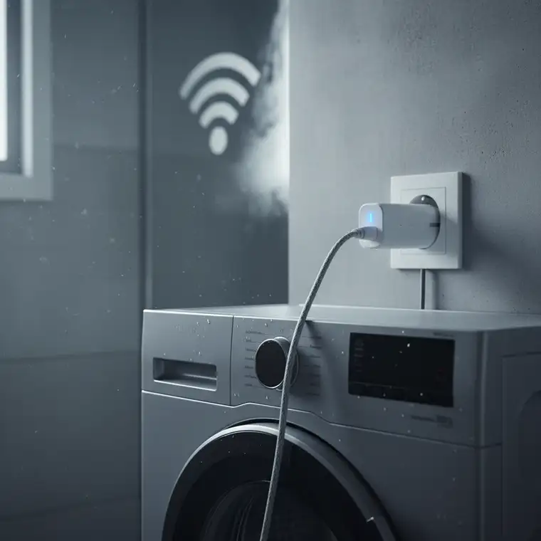 Jak wybrać gniazdko smart do pralki w łazience z wilgocią i słabym Wi-Fi