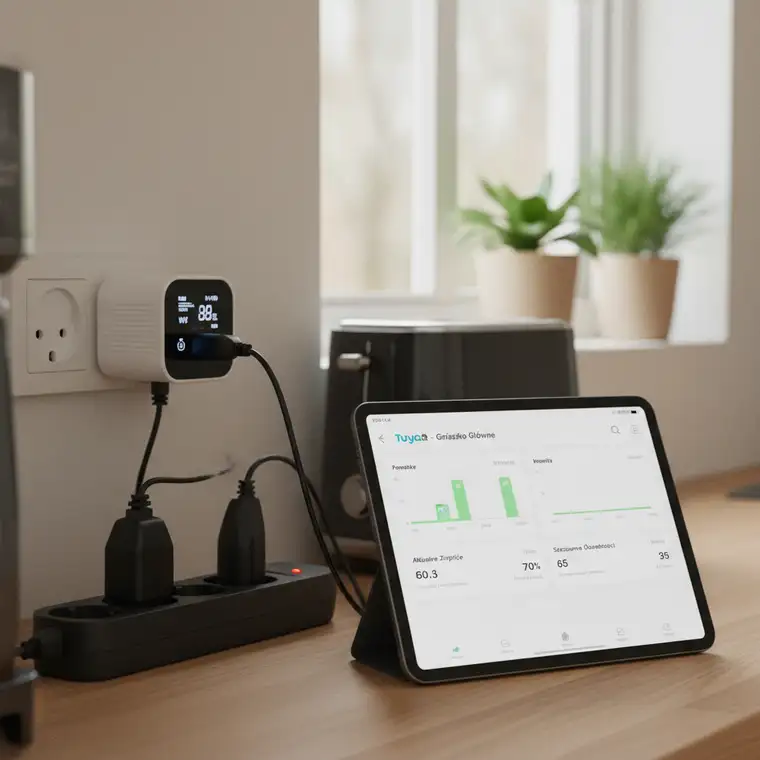 Jak skonfigurować gniazdko smart z pomiarem energii w Tuya