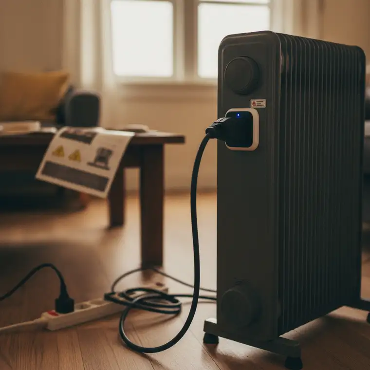Błędy, których unikać używając gniazdek smart z grzejnikiem olejowym